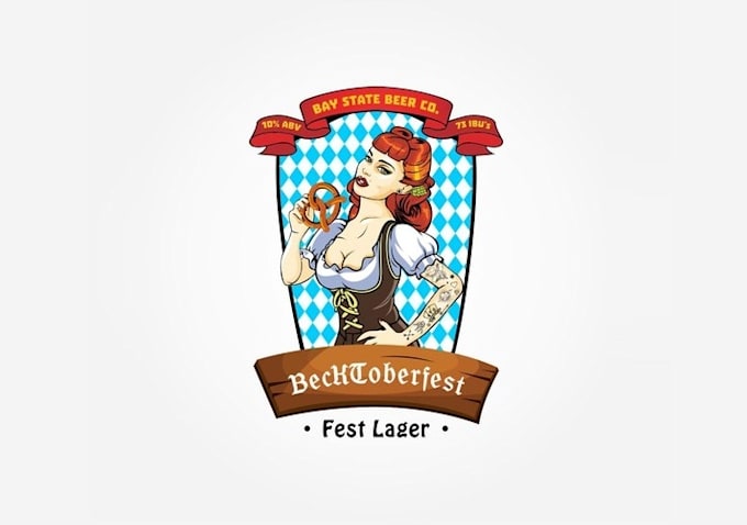 create a colorful and modern craft beer logo design