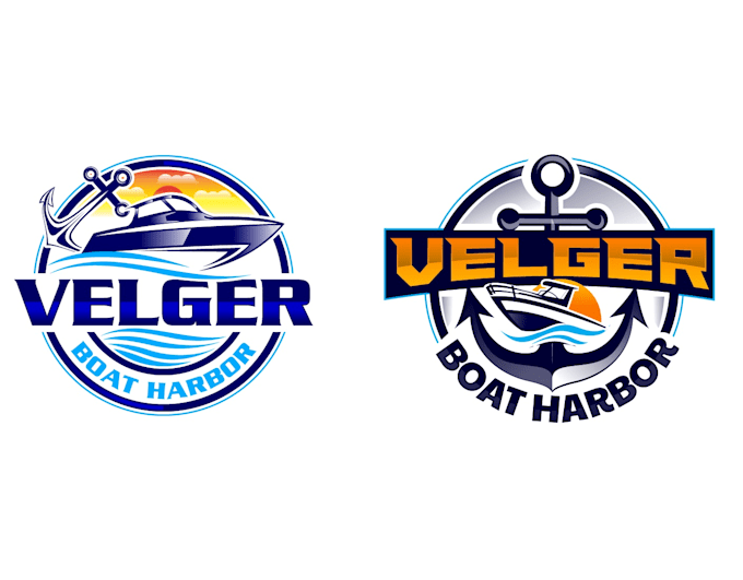 design luxury boat logo