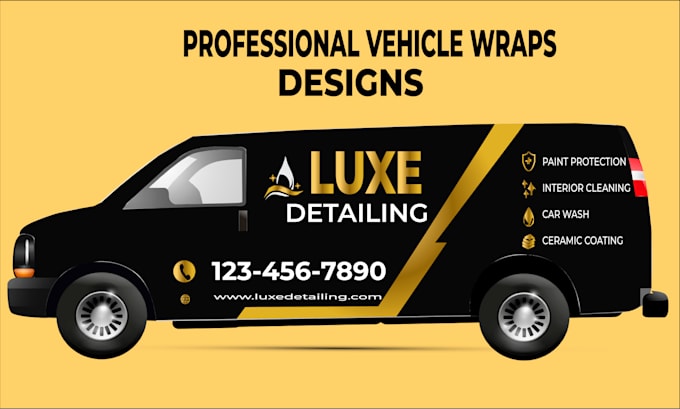 design professional vehicle wrap, car wrap, van wrap and truck wrap