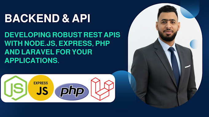 create a professional backend API for web or mobile apps