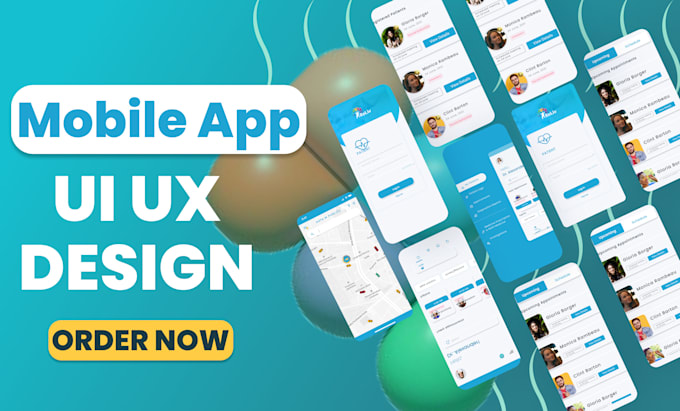 design mobile app UX UI in figma