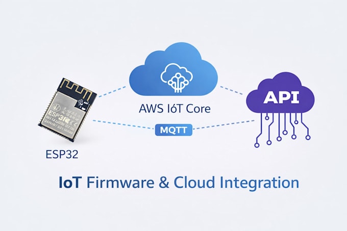 do iot firmware development with mqtt and cloud integration