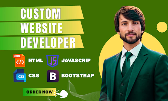 be your full stack frontend custom web developer