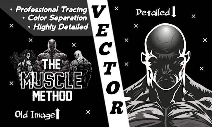 do vector tracing color separation as an expert
