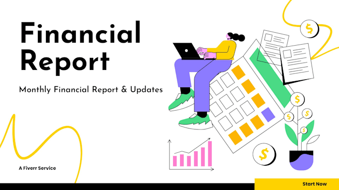 create monthly financial reports and track your finances