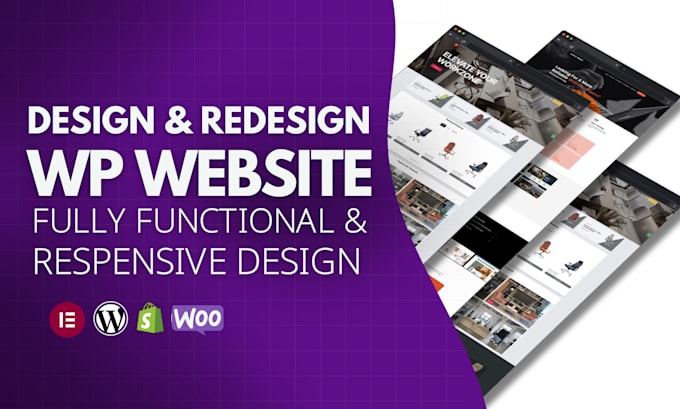 do design redesign or develop a modern wordpress website