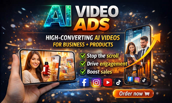 Create high converting ai video ads for products and brands by Rasel ...