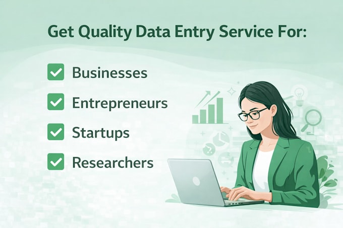 data entry services in microsoft excel and google sheets