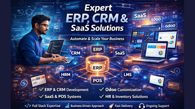 software developer, web app, erp, saas app, odoo lms, twentycrm, open source crm