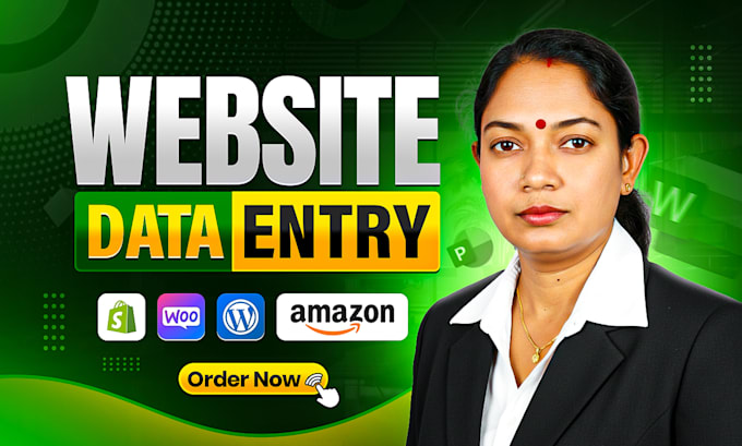 do manual website data entry, product upload and ebay ,shopify , product listing