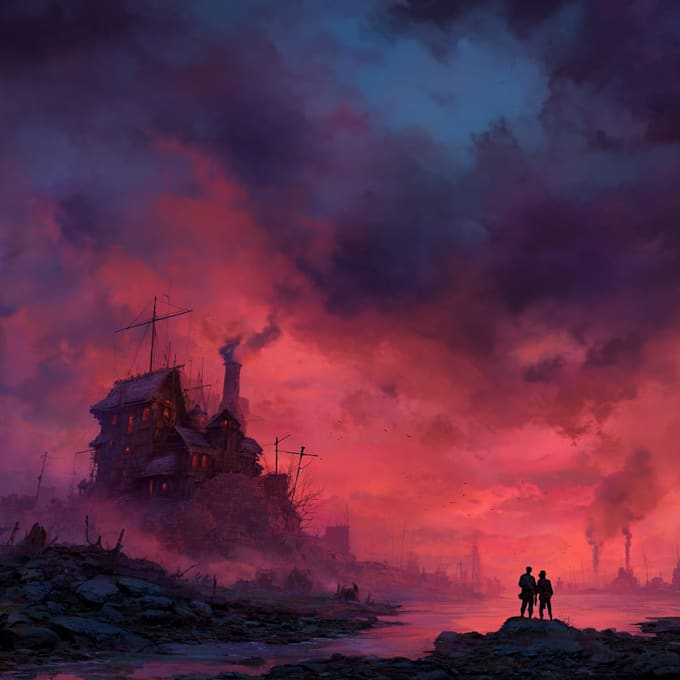 paint fantasy illustration and concept art