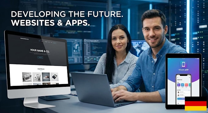 programm a website and a mobile app