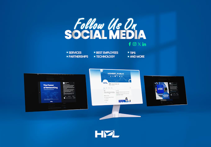 design professional social media posters