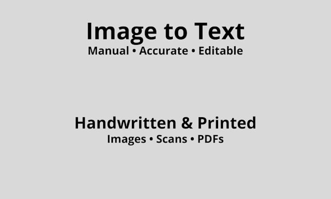 convert image or handwritten data into excel