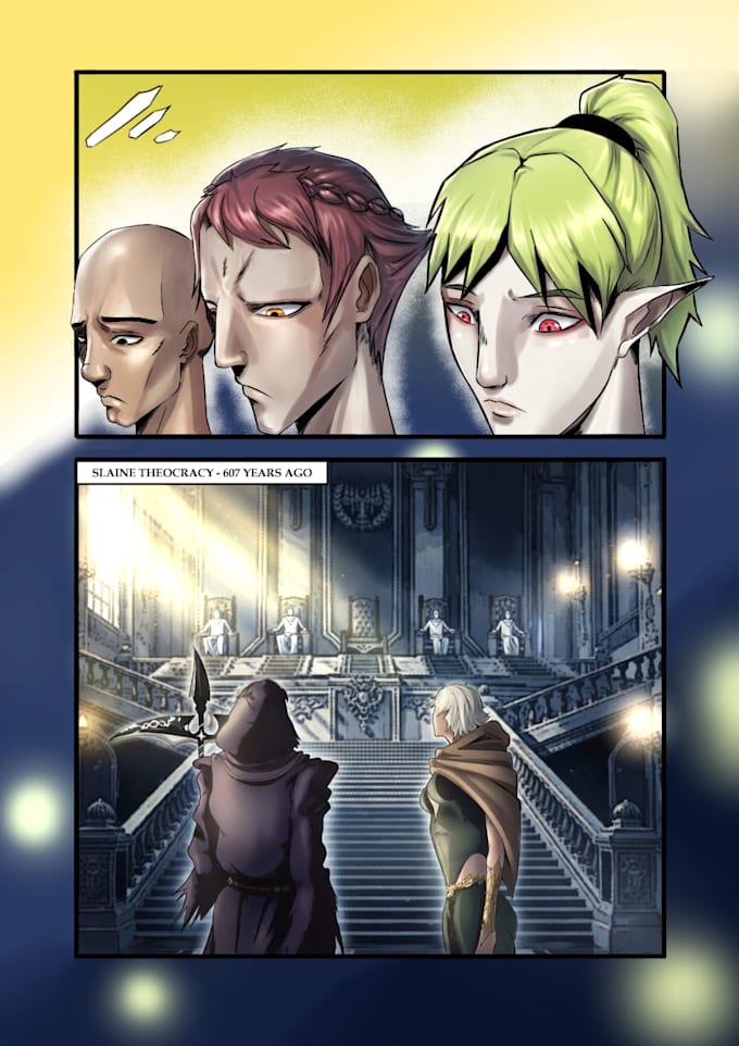colorize your comic, web novel or manga pages
