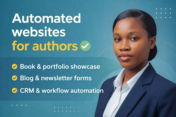 do automated websites for authors
