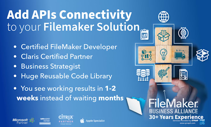 connect filemaker to external apis and data sources