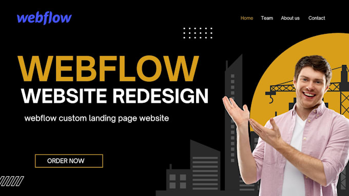 redesign webflow website, responsive webflow, animation webflow redesign