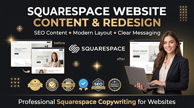 squarespace website redesign squarespace wesbite content writing for squarespace