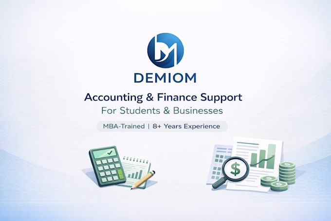 help with accounting, finance tasks, and financial analysis