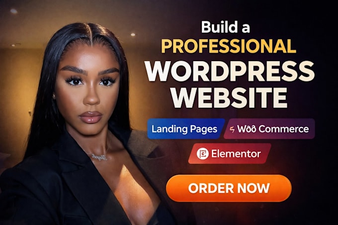 build wordpress development website wordpress landing page woocommerce elementor