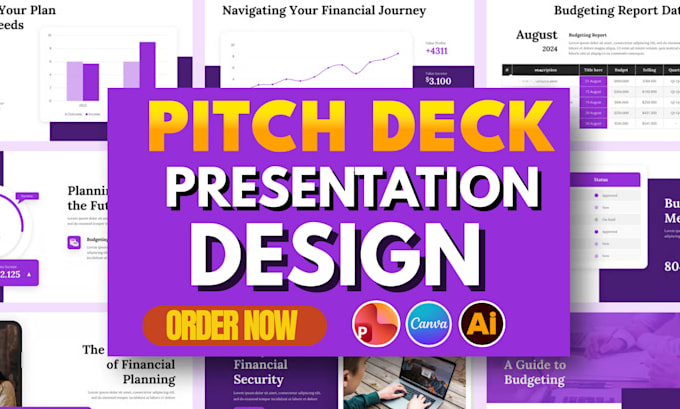 redesign business pitch deck improve powerpoint academic and presentation canva