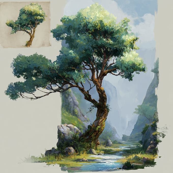 create environment concept art