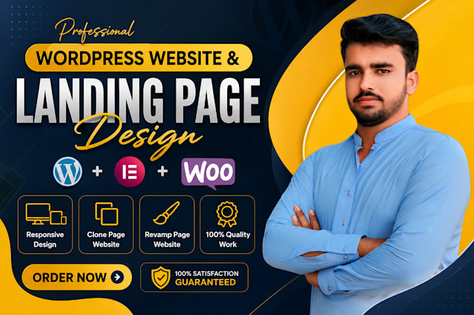 design a high converting wordpress elementor landing page