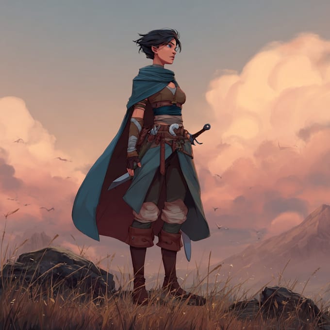 draw your dnd character art