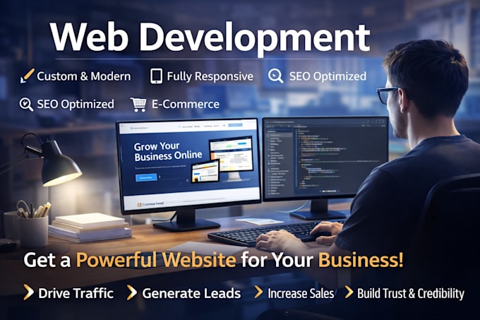 build custom websites and get your business a new audience