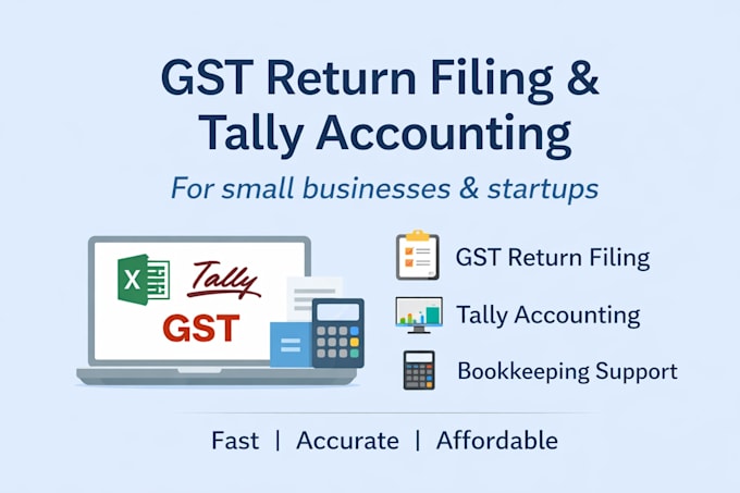 do gst return filing and tally accounting
