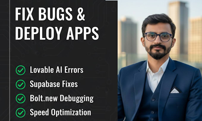 build full stack mvp, fix bugs, lovable, bolt, vibe coding