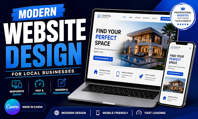 build modern business website