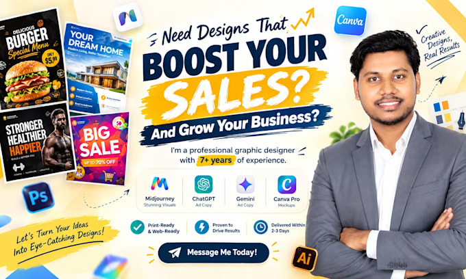 professional ai enhanced flyer poster and brochure design print ready