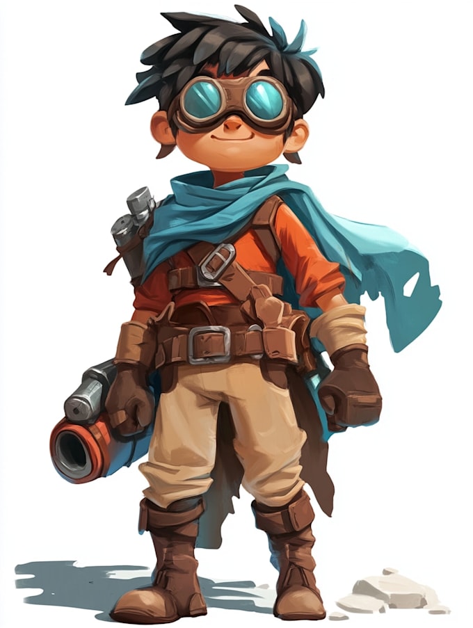 draw 2d game character or 2d game character
