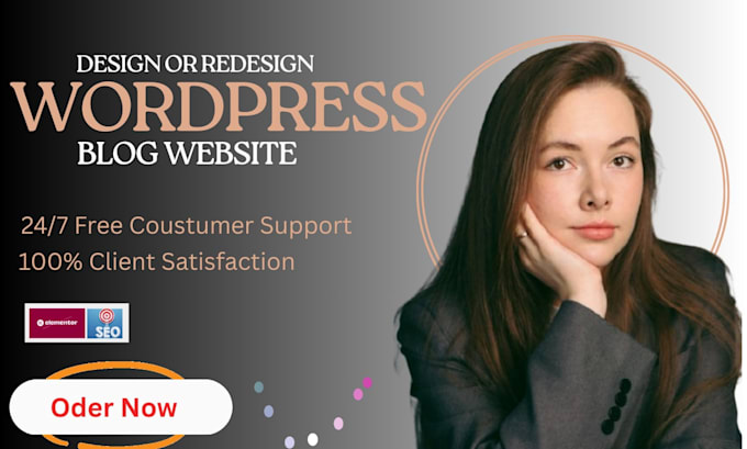 design or redesign wordpress travel blog or business website