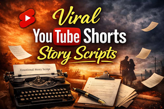 Write emotional and viral youtube shorts scripts by Meerahahmad33 | Fiverr