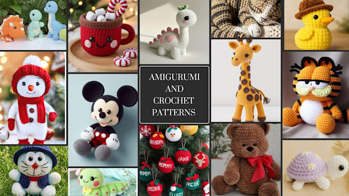 write step by step crochet amigurumi pattern
