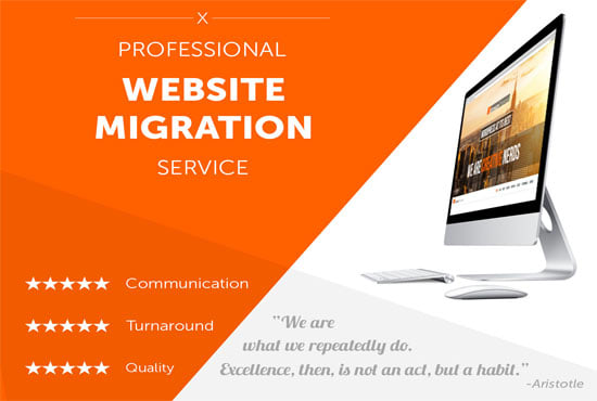 transfer websites, wordpress,ecommerce sites