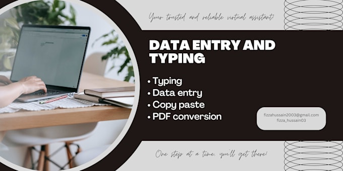 do fast and accurate data entry and doc formatting