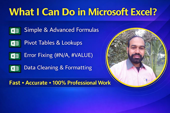 create and fix excel formulas like sumifs, vlookup, xlookup