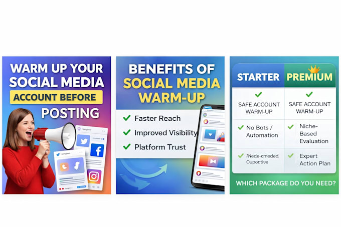 warm up your new instagram account for safe growth before posting
