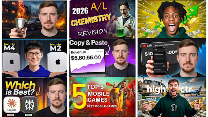 design CTR boosting amazing youtube thumbnail