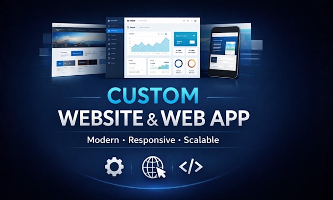 build a custom website or complete web application