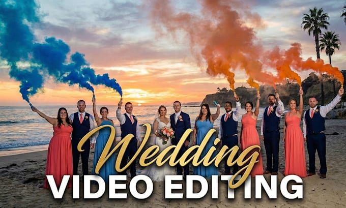 cinematic wedding video editing