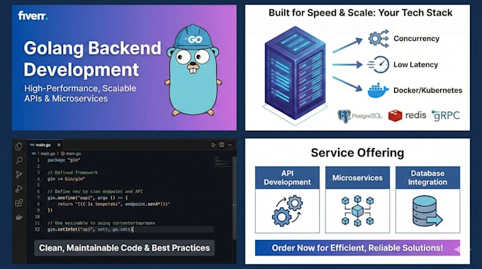 build a complete go lang apps