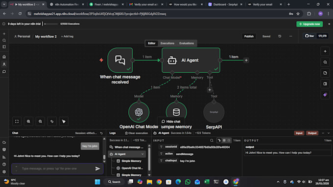 create smart ai and n8n automation workflows
