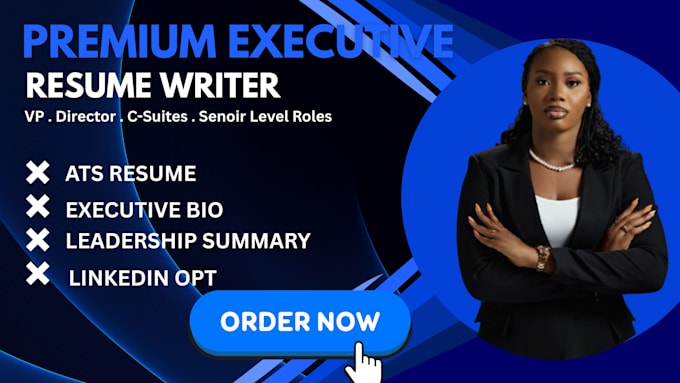 build your executive resume, bio and leadership summary