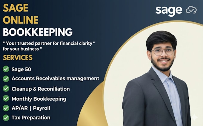 do bookkeeping and reconciliation using sage50 software