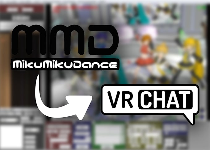 convert mmd animation motion to vrchat